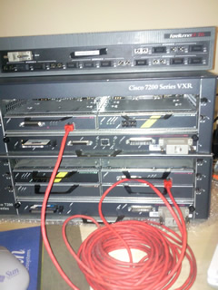 Cisco 7204vxr, 7206 y Marconi ForeRunner LE 155